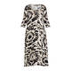 ALEMBIKA STRETCH JERSEY BATIK PRINT DRESS