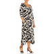 ALEMBIKA STRETCH JERSEY BATIK PRINT DRESS
