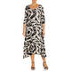 ALEMBIKA STRETCH JERSEY BATIK PRINT DRESS