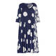 ALEMBIKA STRETCH JERSEY SPOT PRINT DRESS
