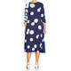 ALEMBIKA STRETCH JERSEY SPOT PRINT DRESS