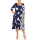 ALEMBIKA STRETCH JERSEY SPOT PRINT DRESS