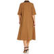 ALEMBIKA STRUCTURED COTTON DRESS BLACK