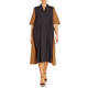 ALEMBIKA STRUCTURED COTTON DRESS BLACK