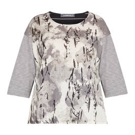 ALEMBIKA LINEN FRONT TUNIC - Plus Size Collection