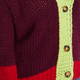 Alembika Colour Block Cardigan Bordeaux