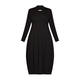 Alembika V-Neck Jersey Dress Black