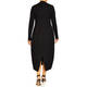 Alembika V-Neck Jersey Dress Black