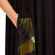 Alembika Jersey Contrast Dress Black and Olive