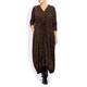 Alembika DEVORE GATHERED FRONT DRESS