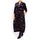 ALEMBIKA VELVET PRINT DRESS