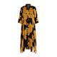 Alembika Georgette Dress Black and Gold