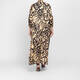 Alembika Abstract Print Dress Gold