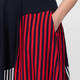 Alembika V-Neck Jersey Dress Navy 