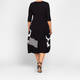 Alembika Jersey Dress Black and White 