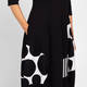 Alembika Jersey Dress Black and White 