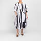 Alembika Dress Black and White 