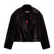 Alembika Faux Fur Short Jacket Black