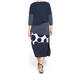 ALEMBIKA DRESS AND CARDIGAN OUTFIT NAVY