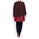 ALEMBIKA SWEATER WITH SHIRT HEM RED
