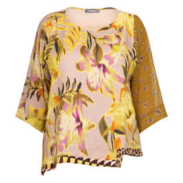 Alembika Tropical Print Top - Plus Size Collection