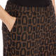 Alembika Giraffe Print Pull On Cropped Trousers