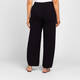 Alembika Pull-On Wide Balloon Leg Jersey Trousers Black 