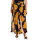 Alembika Chiffon Palazzo Trouser Black and Gold