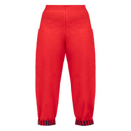 Alembika Cropped Trousers Red  - Plus Size Collection