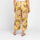 Alembika Linen Lily Print Trousers Neutral