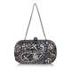 ALEX MAX jewel encrusted black CLUTCH