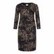 Allison animal print lurex wrap dress