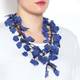 Annemieke Broenink cobalt lace NECKLACE