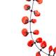 Annemieke Broenink red poppy NECKLACE
