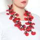 Annemieke Broenink red poppy NECKLACE