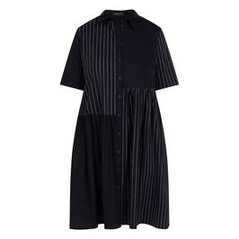Karvinen Shirt Dress Black  - Plus Size Collection