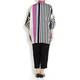 ANNIKKI KARVINEN pink stripe crushed linen SHIRT-jacket