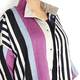 ANNIKKI KARVINEN pink stripe crushed linen SHIRT-jacket