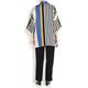 Annikki Karvinen blue stripe crushed linen SHIRT-jacket