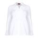 APRICO jersey ruffle white SHIRT