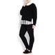 APRICO tasselled black SWEATER