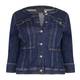 Ashley Graham x Marina Rinaldi gold button denim jacket