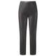 BEIGE CRACKLE EFFECT PULL ON TROUSERS IN BLACK
