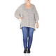 BEIGE LABEL RIBBON KNIT SWEATER
