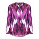 BEIGE PURPLE PRINT TUNIC