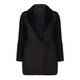 BEIGE LABEL FAUX SHEEPSKIN JACKET BLACK