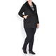 BEIGE LABEL FAUX SHEEPSKIN JACKET BLACK