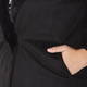 BEIGE LABEL FAUX SHEEPSKIN JACKET BLACK