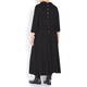 BEIGE LABEL BLACK BUTTON THROUGH TUNIC