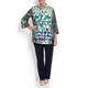 Marina Rinaldi abstract print cotton SHIRT